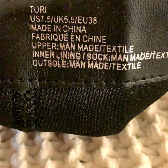 JUST FAB black stiletto pointed toe boots size 7.5 - Picture 7 of 7